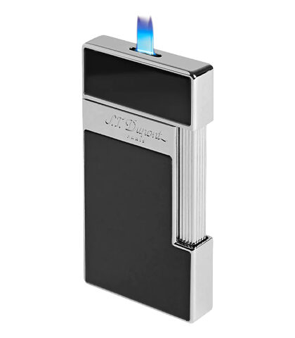 S.T. DUPONT SLIMMY BLACK LACQUER/CHROME