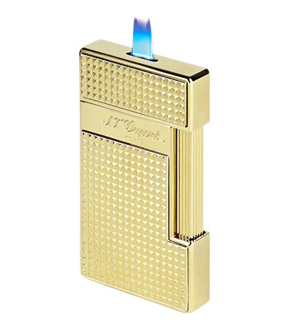 S.T. DUPONT SLIMMY DIAMOND HEAD GOLDEN