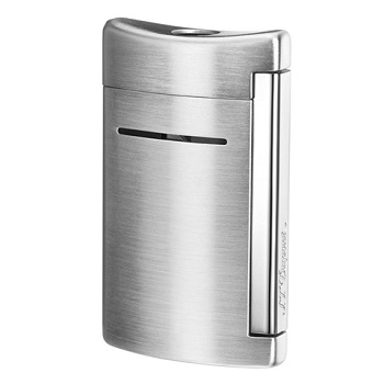 S.T. DUPONT MINIJET CHROME FINISHES BRUSHED LIGHTER