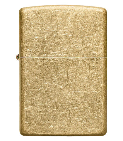 ZIPPO - REGULAR TUMBLED BRASS
