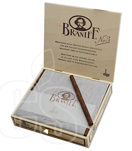 VILLIGER BRANIFF NO 3 MADURO BOX