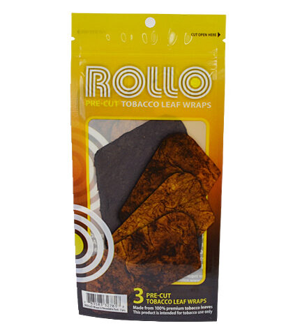 ROLLO PRE-CUT LEAF WRAPS - 3 COUNT (SINGLE PACK)