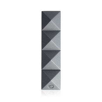 COLIBRI QUASAR PUNCH CIGAR CUTTER, METALLIC CHARCOAL