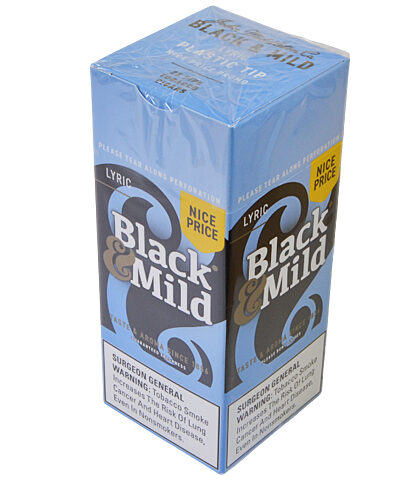MIDDLETON'S BLACK & MILD LYRIC PLASTIC TIP NICE PRICE 25X