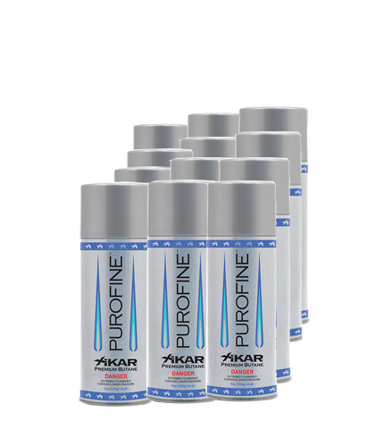 XIKAR PUROFINE BUTANE 8OZ  12 PACK