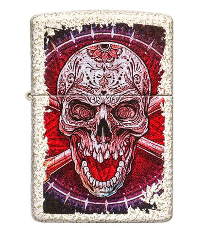 ZIPPO SKULL DESIGN